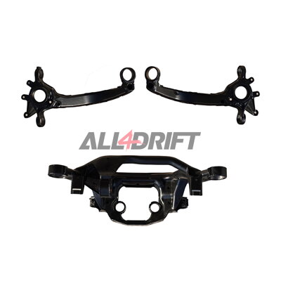 Vyztužena nápravnice a podélní ramena BMW E46 + silentbloky / unibally 