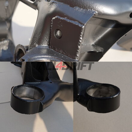 Vyztužena nápravnice a podélní ramena BMW E46 + silentbloky / unibally 