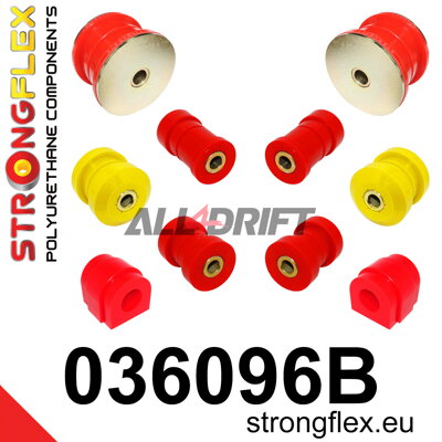 036096B Sada silentbloků zadní nápravy BMW X3