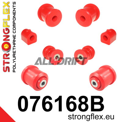 076168B Sada silentbloků přední nápravy a zadní nápravnice Ford / Mazda