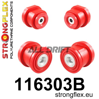 116303B Sada silentbloků zadního pomocného rámu - Mercedes W209 (02-10)