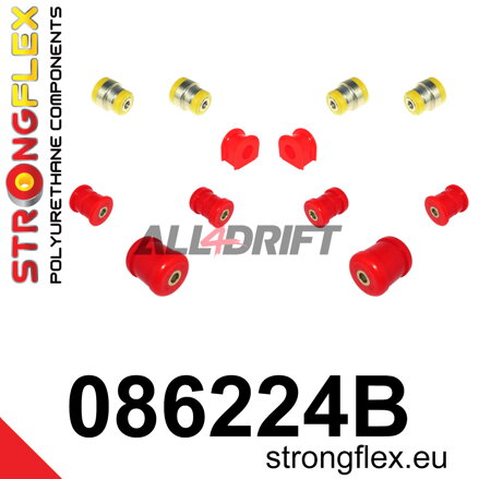 086224B: Sada silentbloků přední nápravy - Honda V (96-01) Type SH