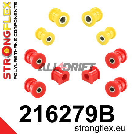 216279B: Sada silentbloků zadní nápravy - Toyota ST205 GT-Four 4WD