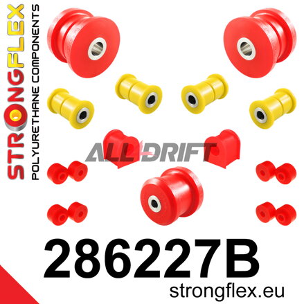 286227B Sada silentbloků zadní nápravy - Nissan IV (83-88) S12